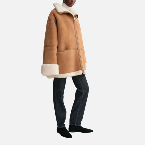 Signature Shearling Jacket Biscuit