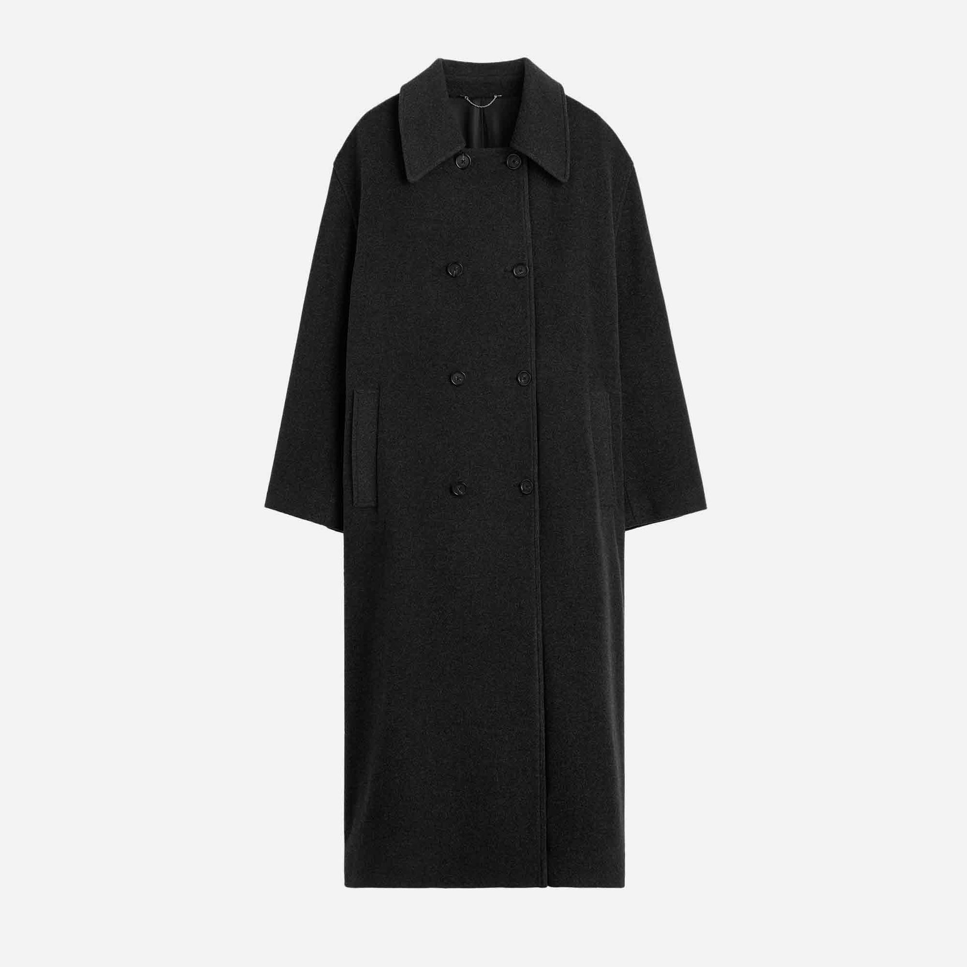 Shield Coat Mid Grey Melange