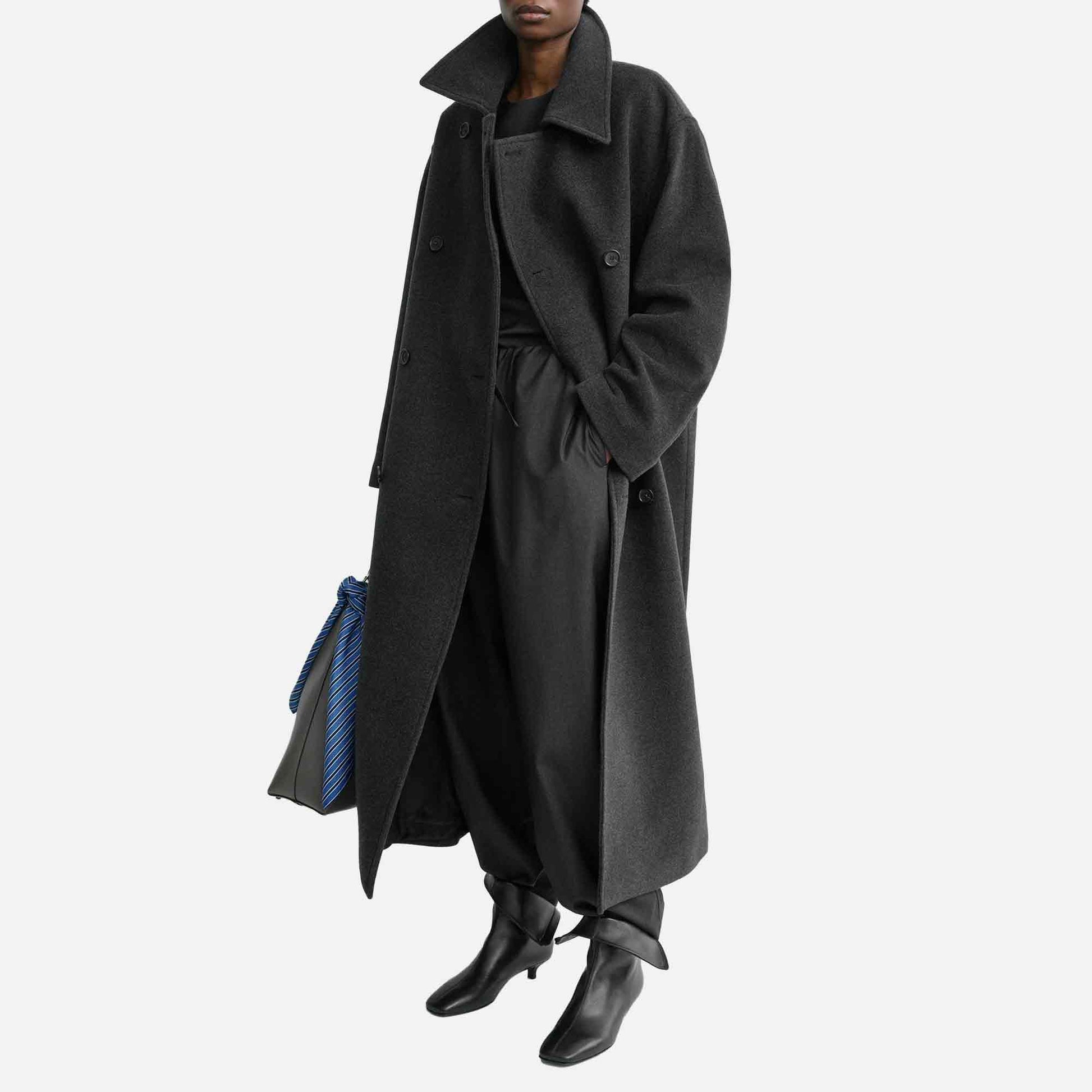 Shield Coat Mid Grey Melange