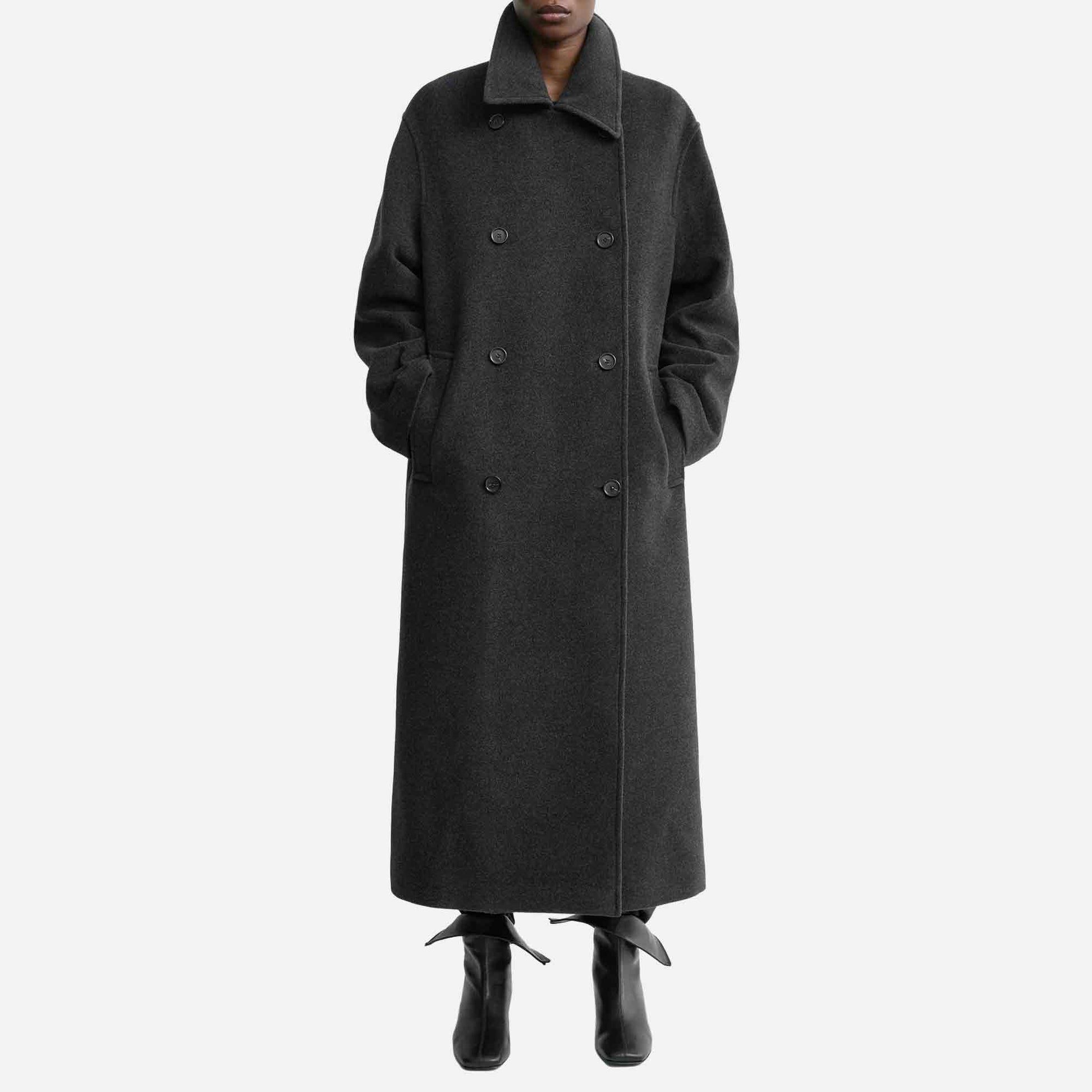 Shield Coat Mid Grey Melange