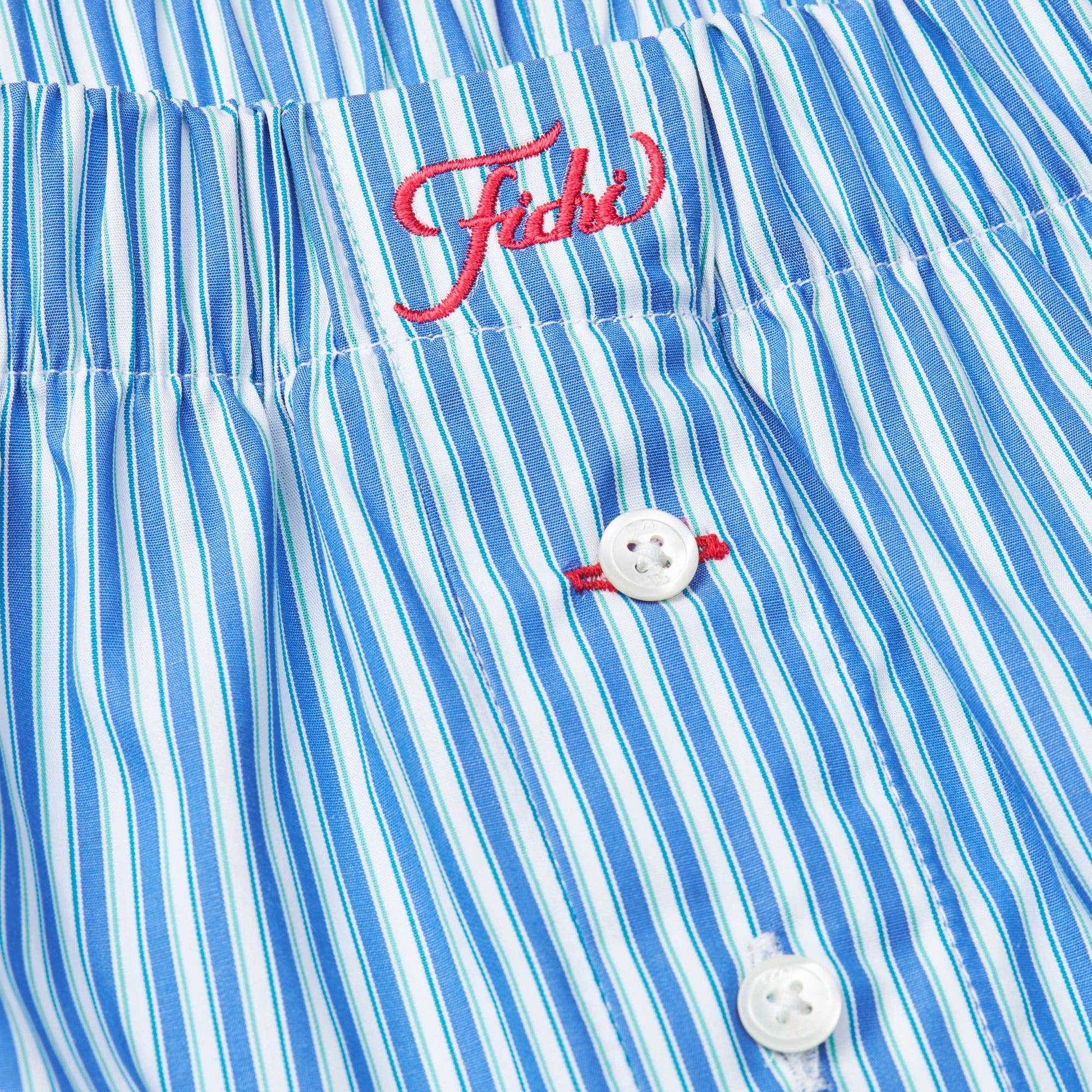 Shorts Blue/Green Stripe