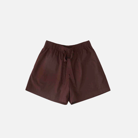 Poplin Shorts Coffee