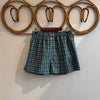 Shorts Green & Blue Check