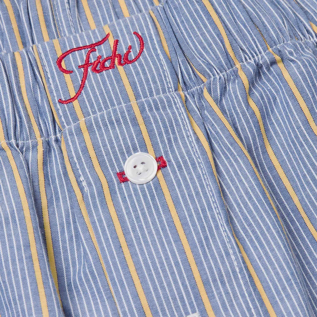 Shorts Ocean Blue/Yellow Stripe