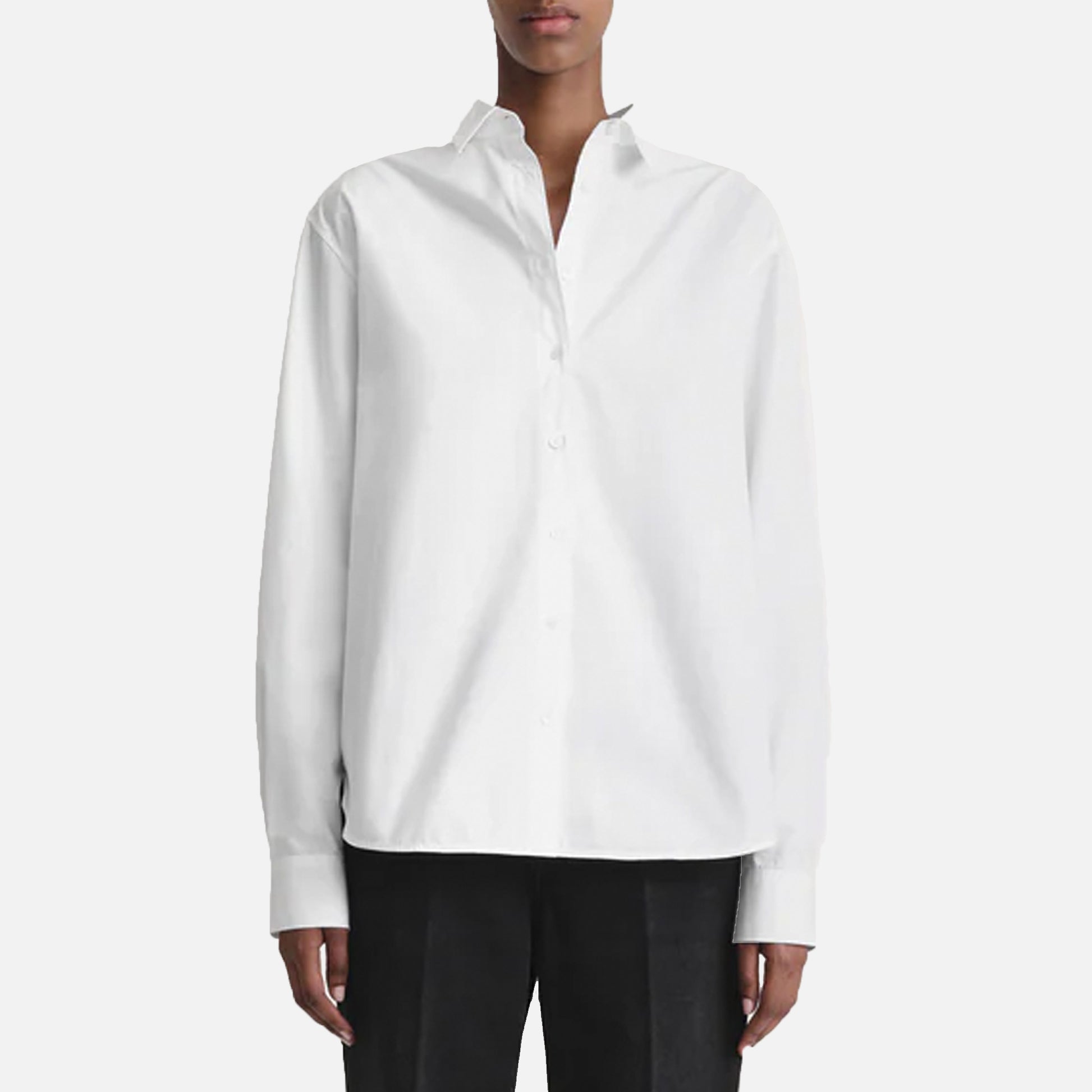 Signature Cotton Shirt White