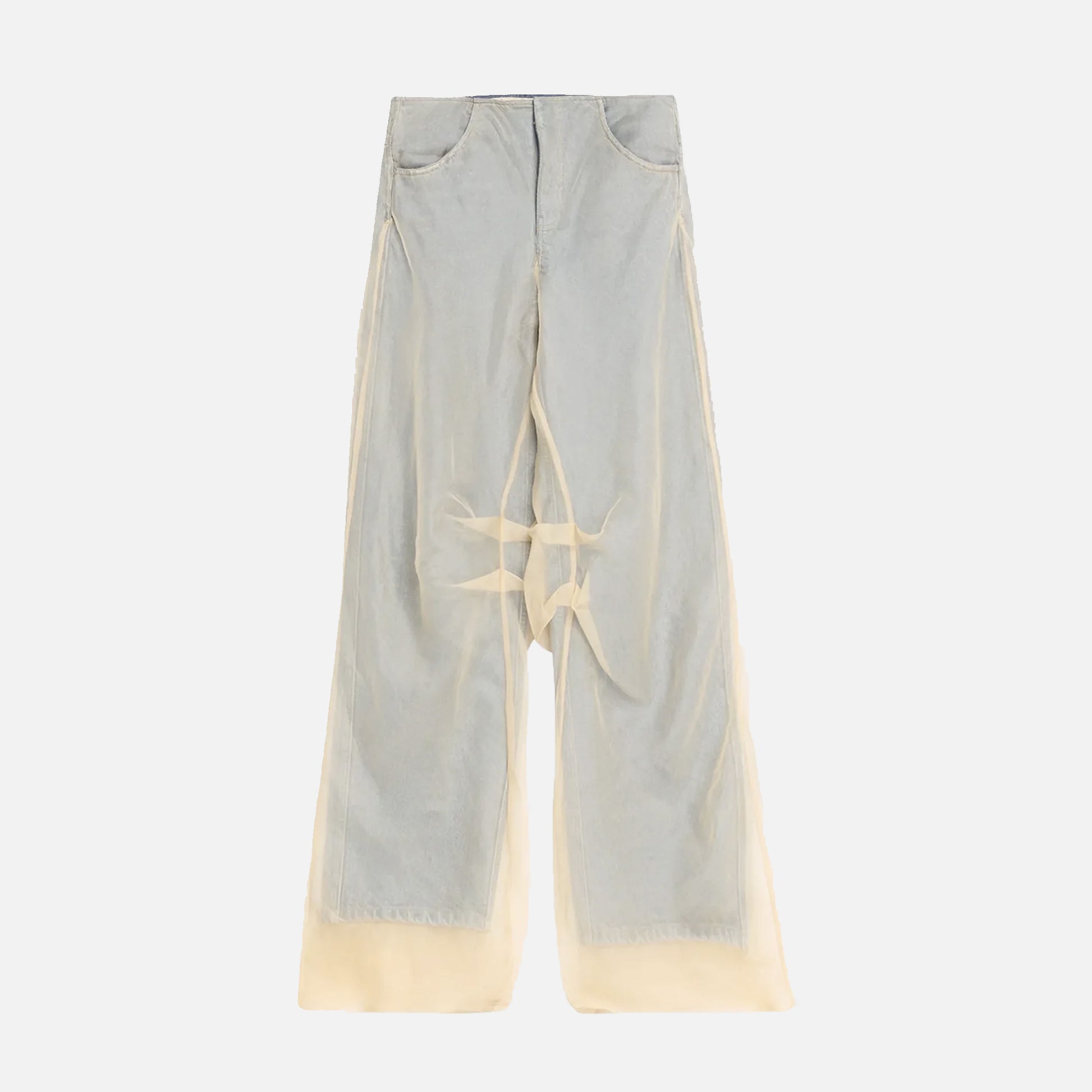 Silk Parchment Denim Jean Stone Blue/Sand