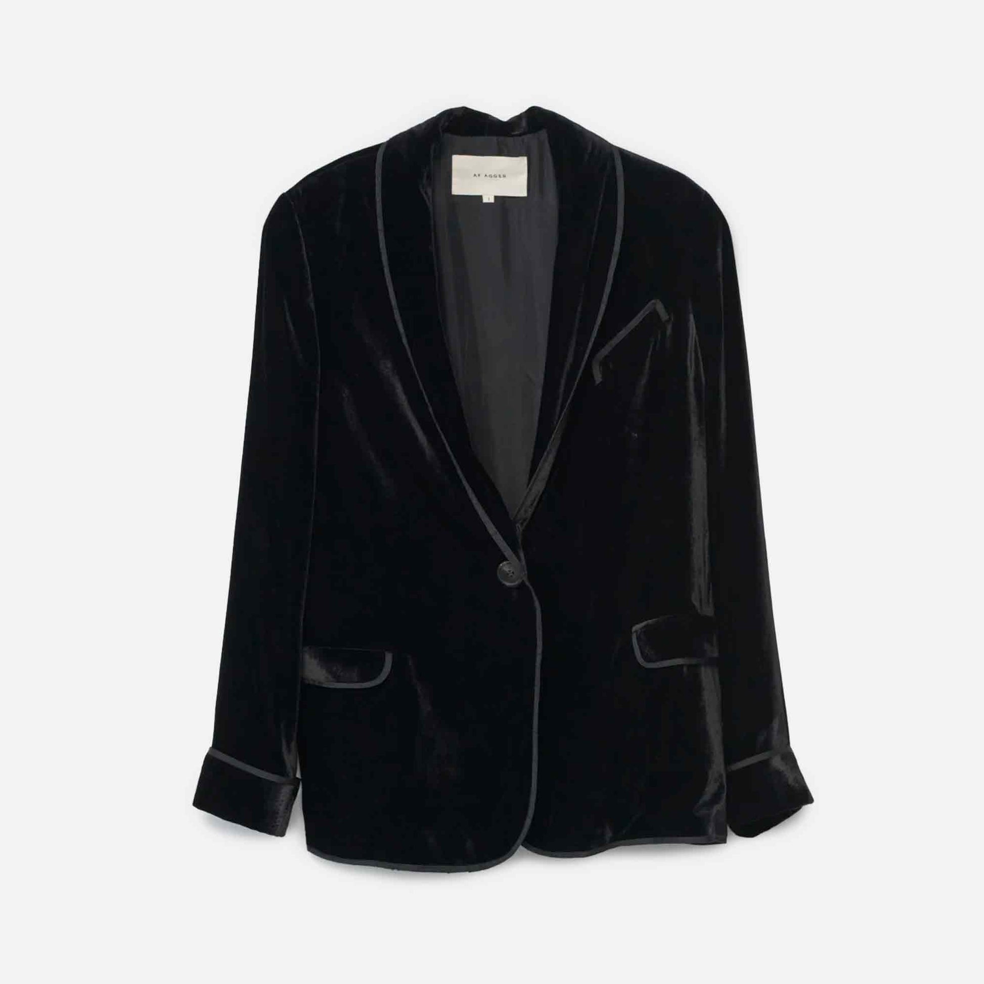 Silk Velvet Tuxedo Black