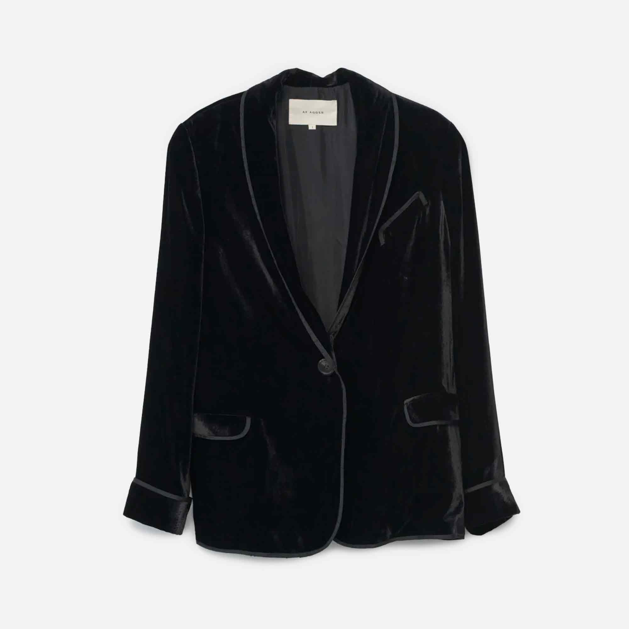 Silk Velvet Tuxedo Black