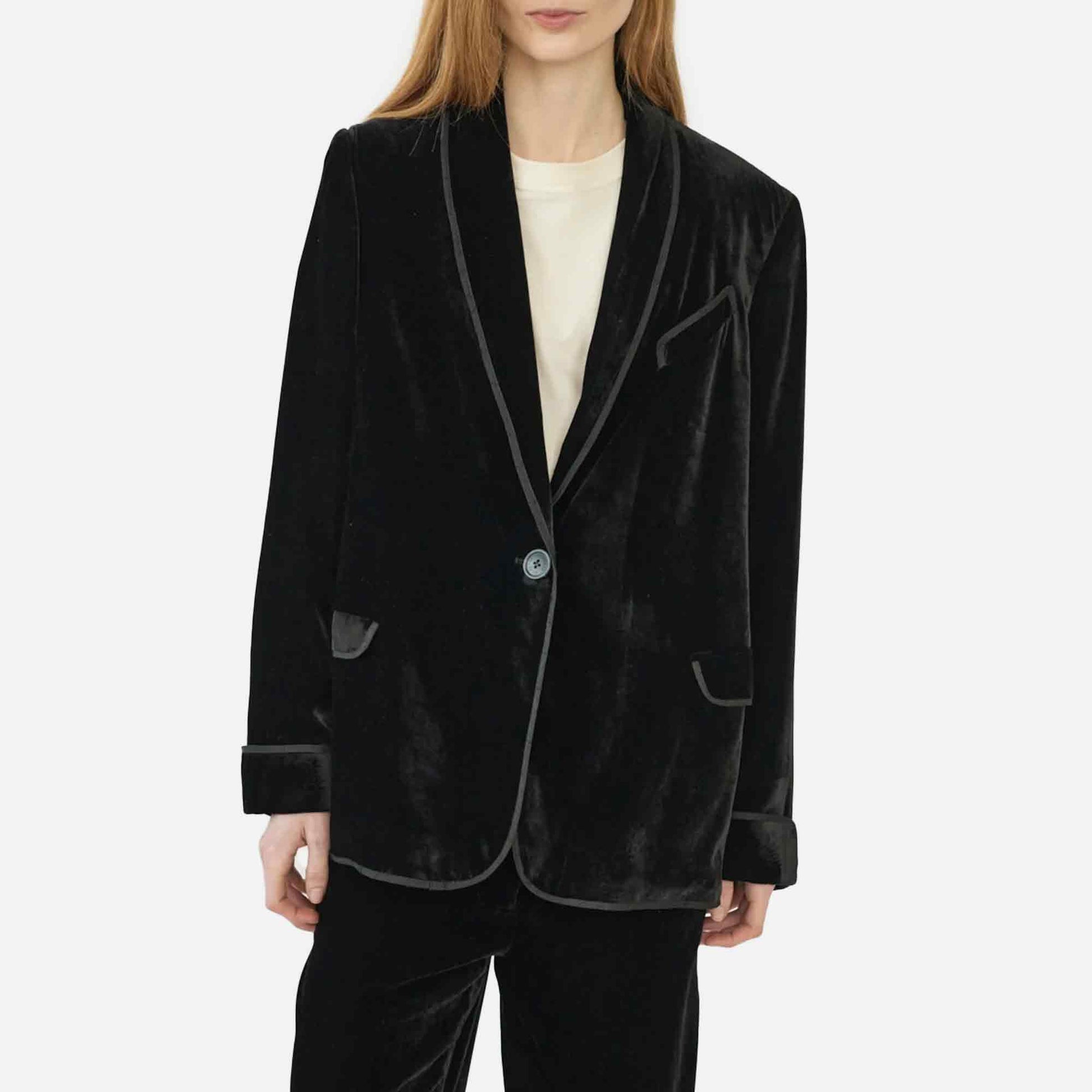 Silk Velvet Tuxedo Black