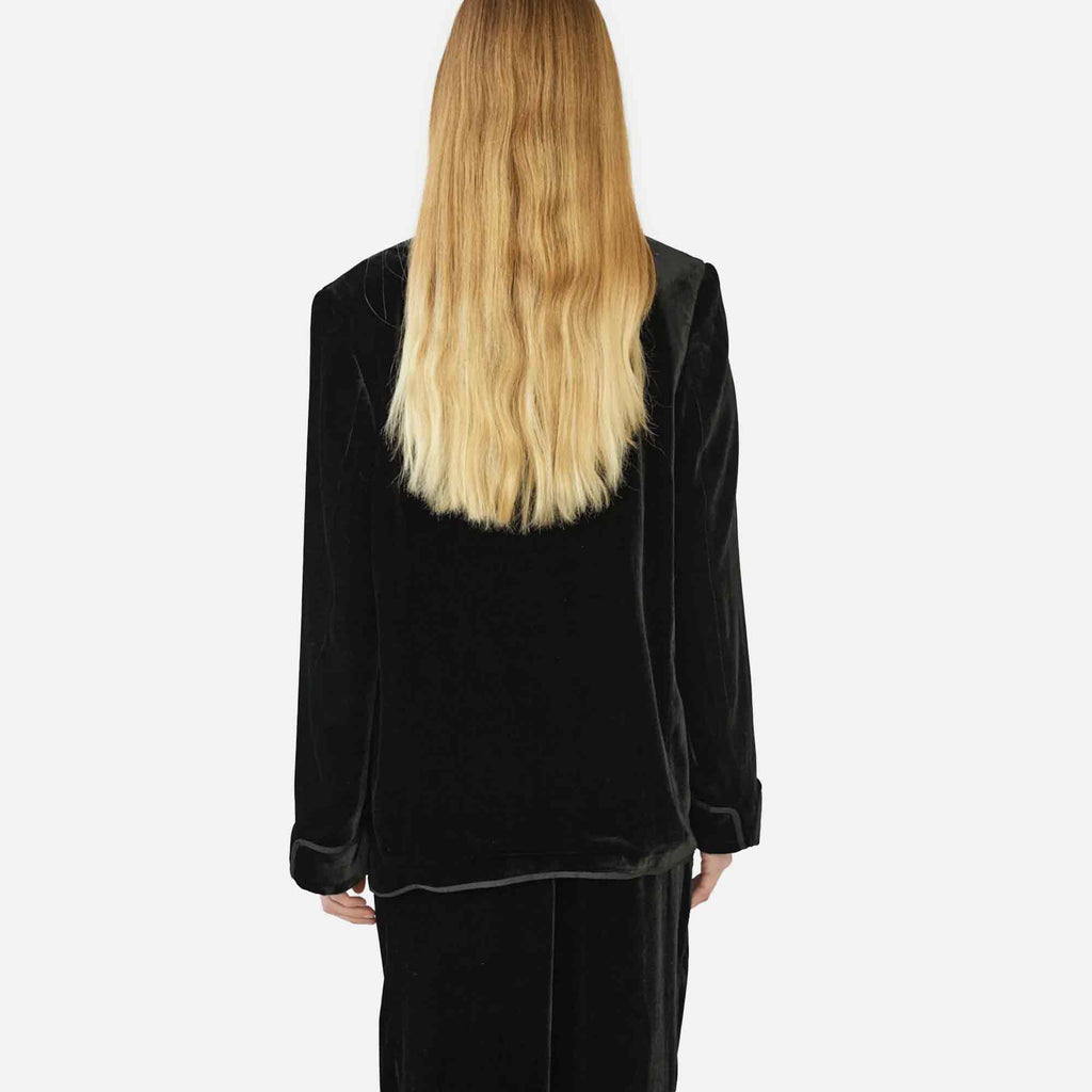 Silk Velvet Tuxedo Black