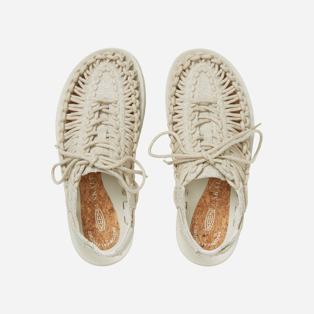Skall Studio x Keen Uneek Canvas Sandal Natural/Birch