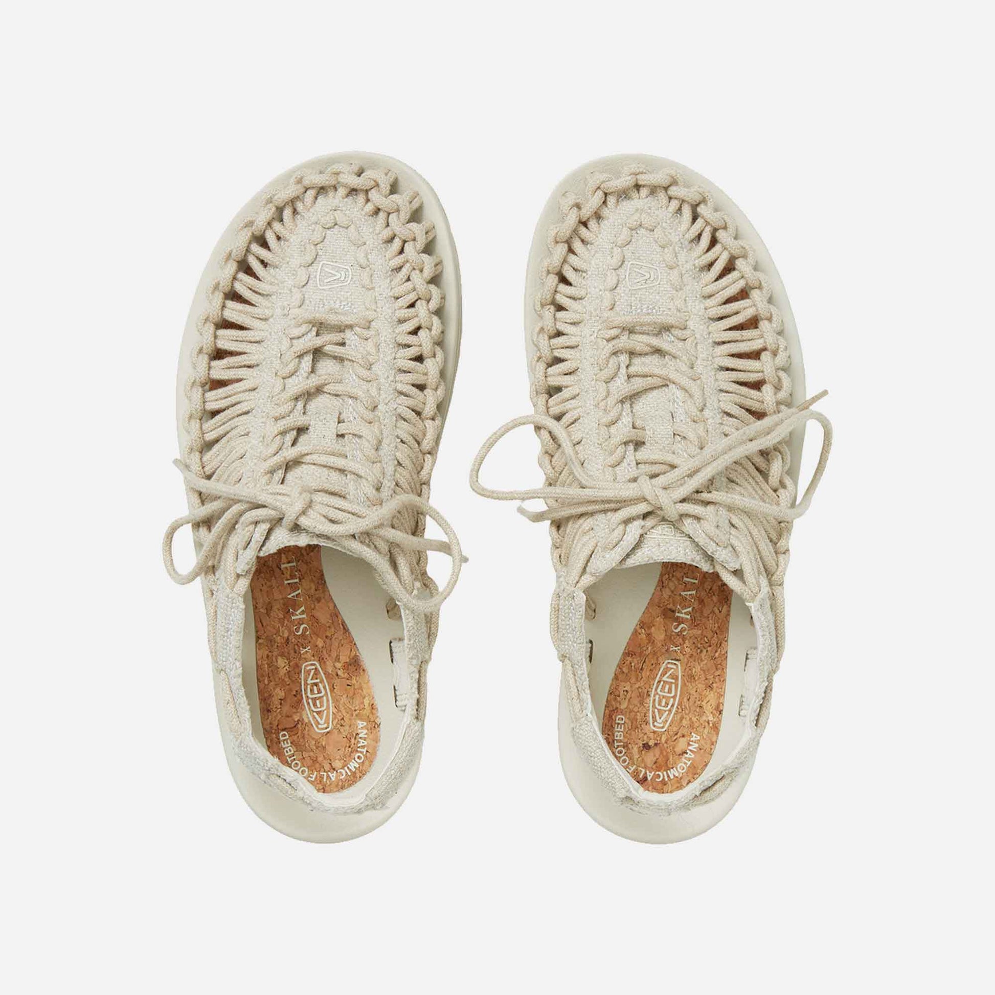 Skall Studio x Keen Uneek Canvas Sandal Natural/Birch