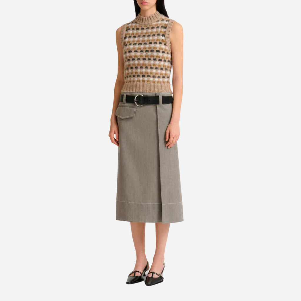 Skirt Taupe Grey