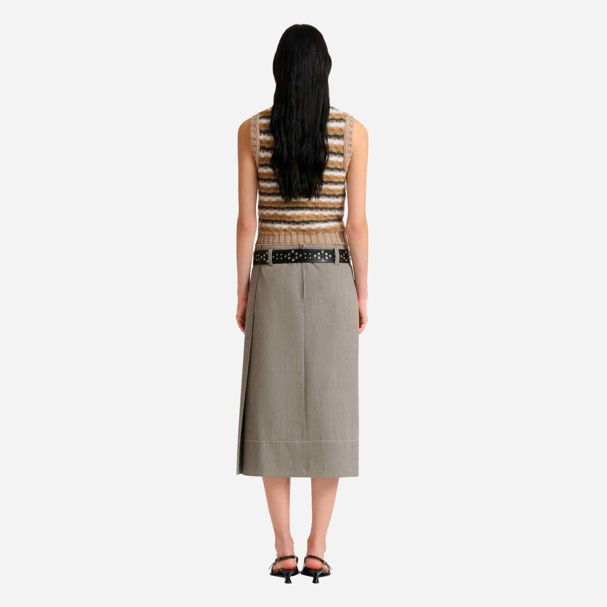 Skirt Taupe Grey