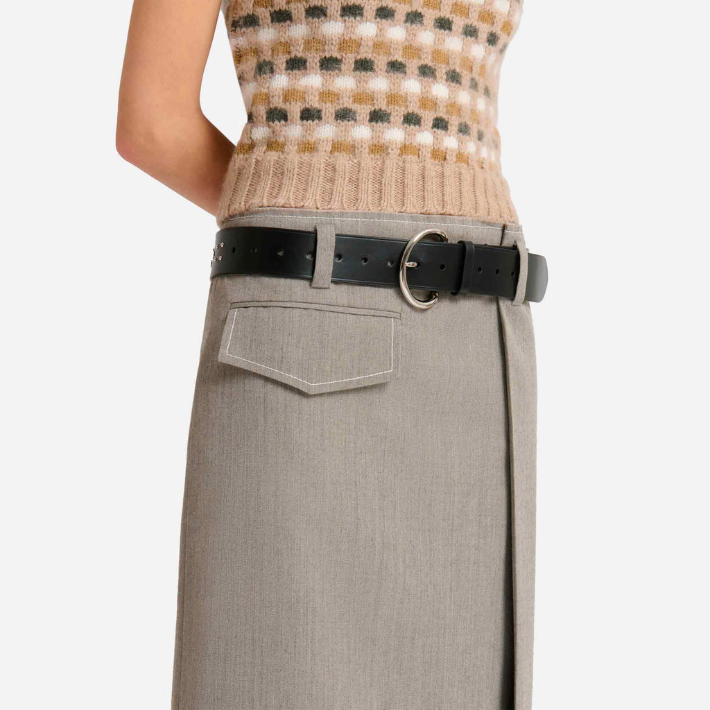Skirt Taupe Grey