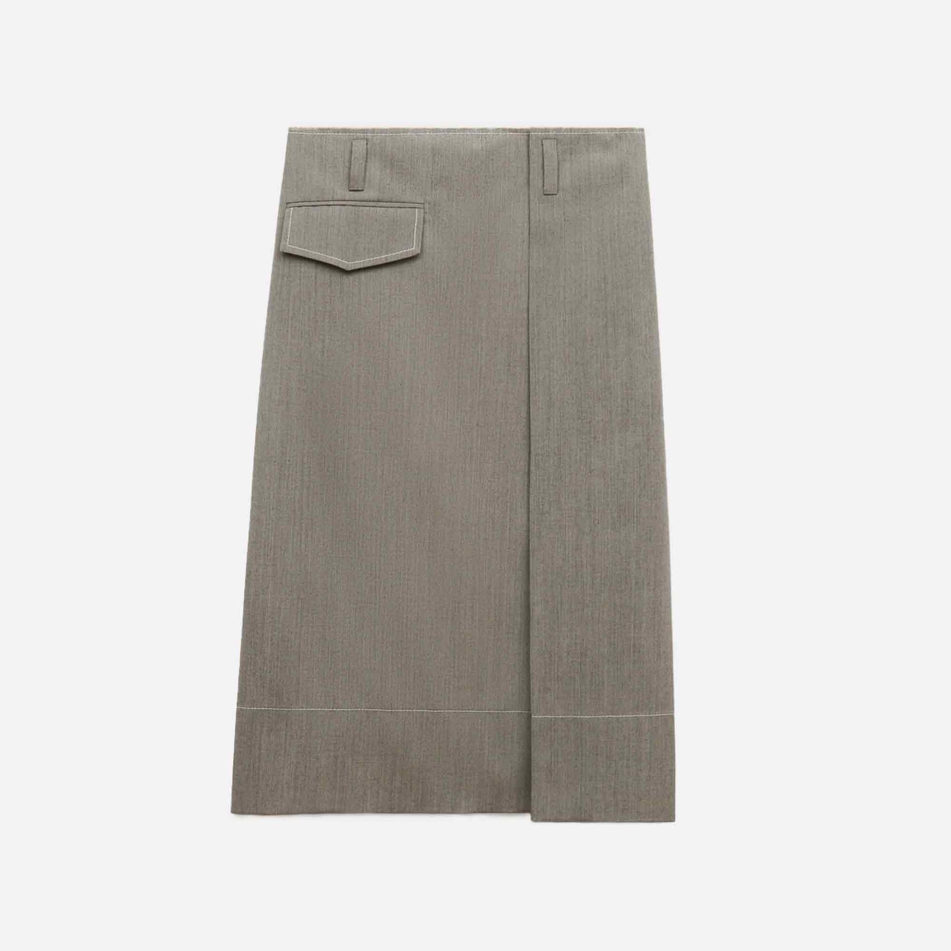 Skirt Taupe Grey
