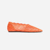 Slant Crochet Flats Flame
