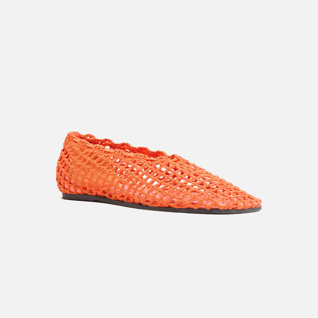Slant Crochet Flats Flame