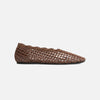 Slant Crochet Flats Mushroom