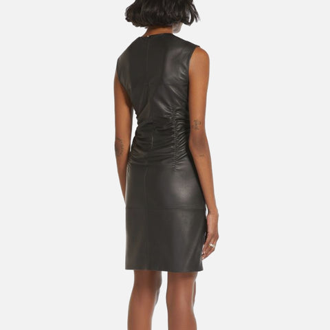 Kastel Leather Dress Black