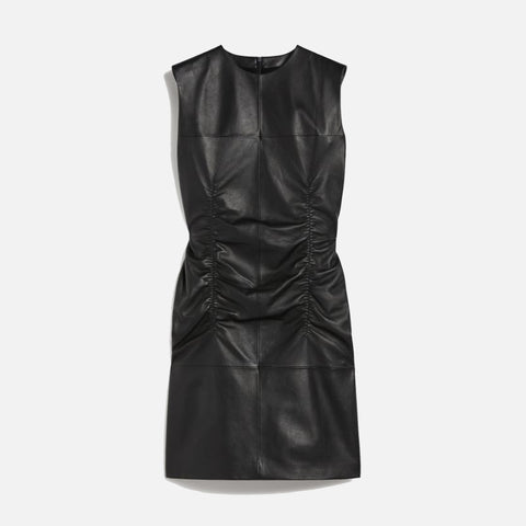 Kastel Leather Dress Black