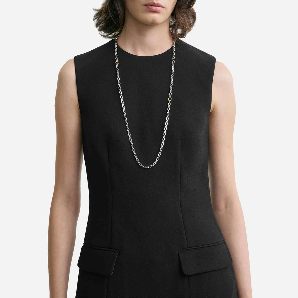 Sleeveless Pocket Top Black
