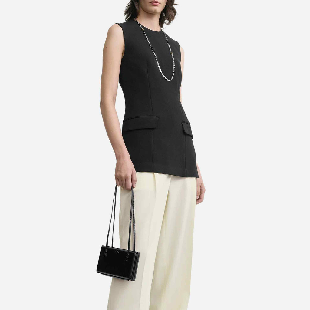 Sleeveless Pocket Top Black