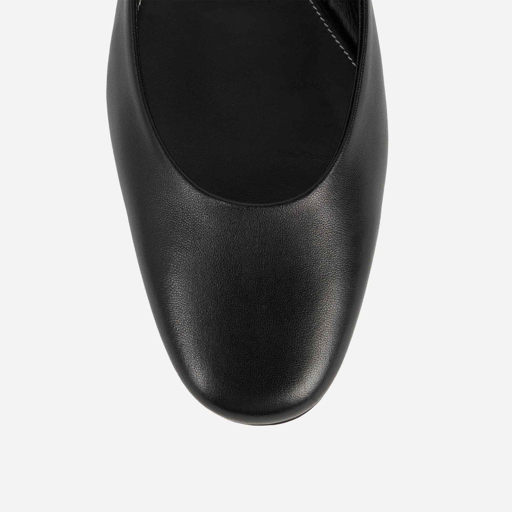 Slingback Mary Janes Black