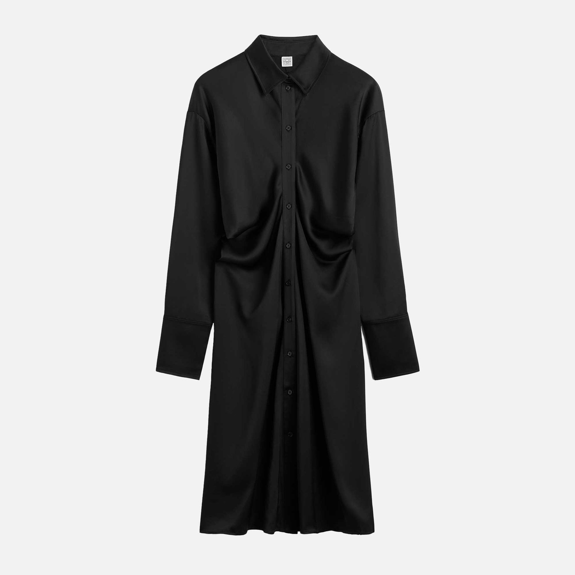 Slouch Shirtdress Black
