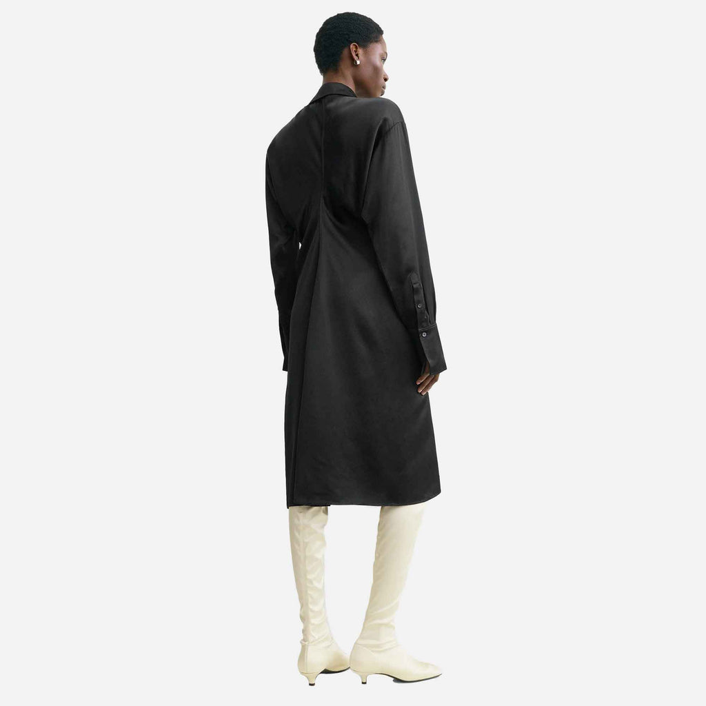 Slouch Shirtdress Black
