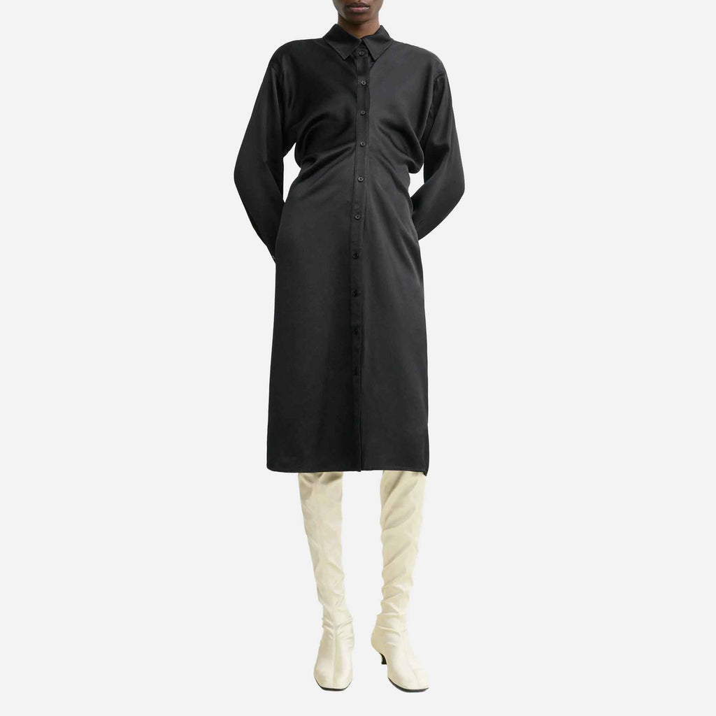 Slouch Shirtdress Black