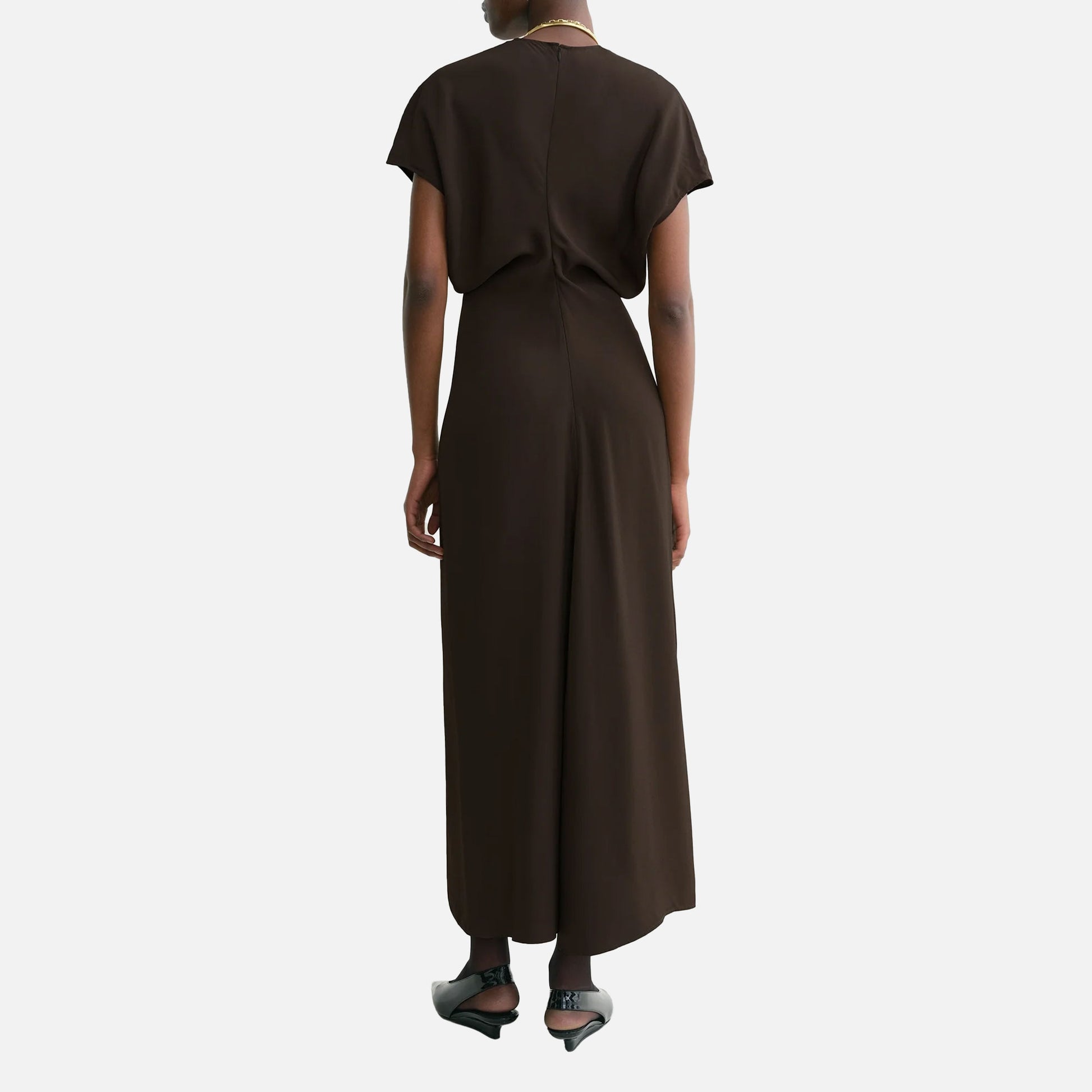 Slouch Waist Dress Bark