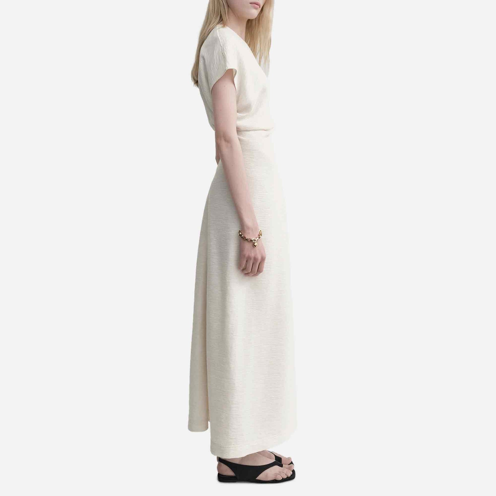Slouch Waist Dress Off-White