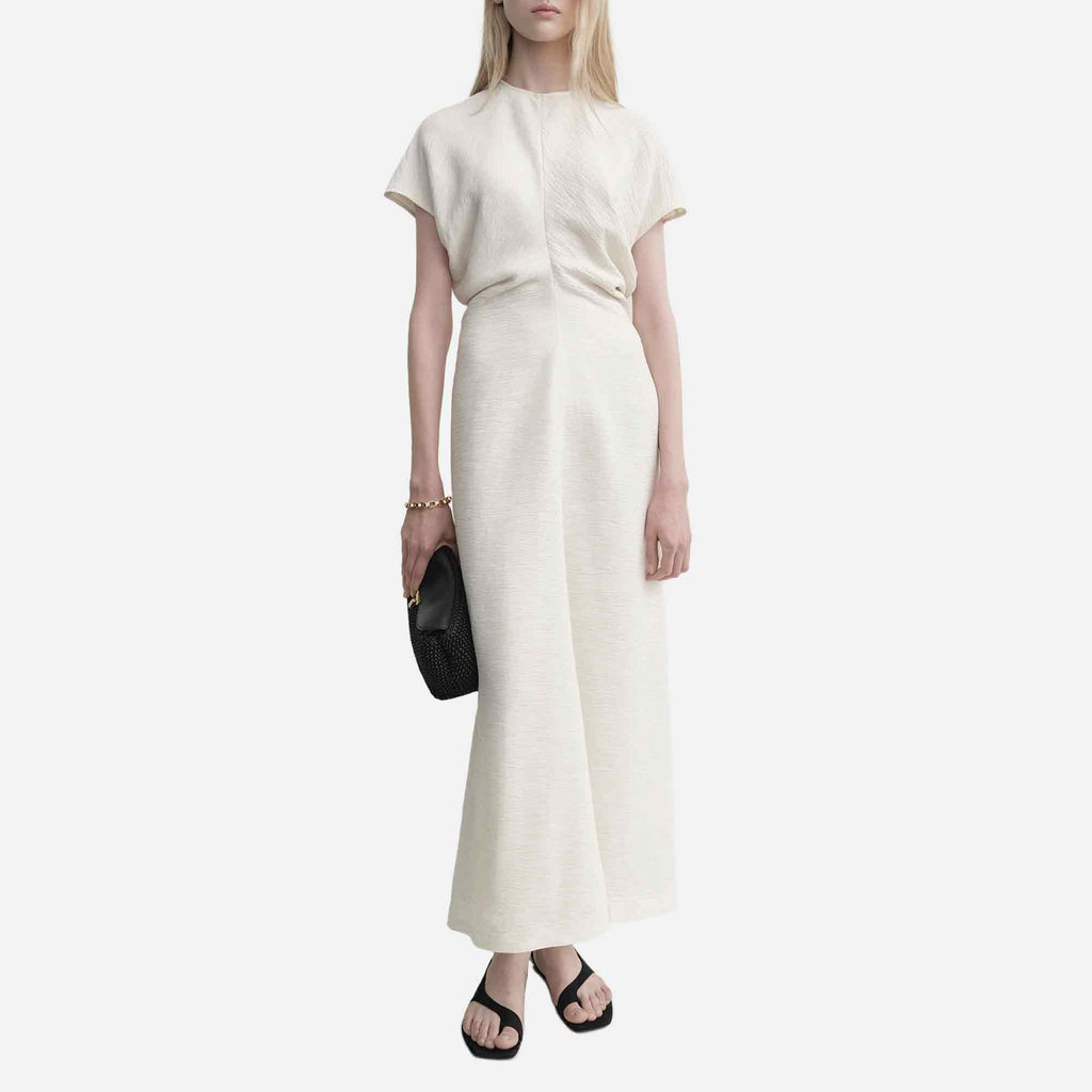 Slouch Waist Dress Off-White