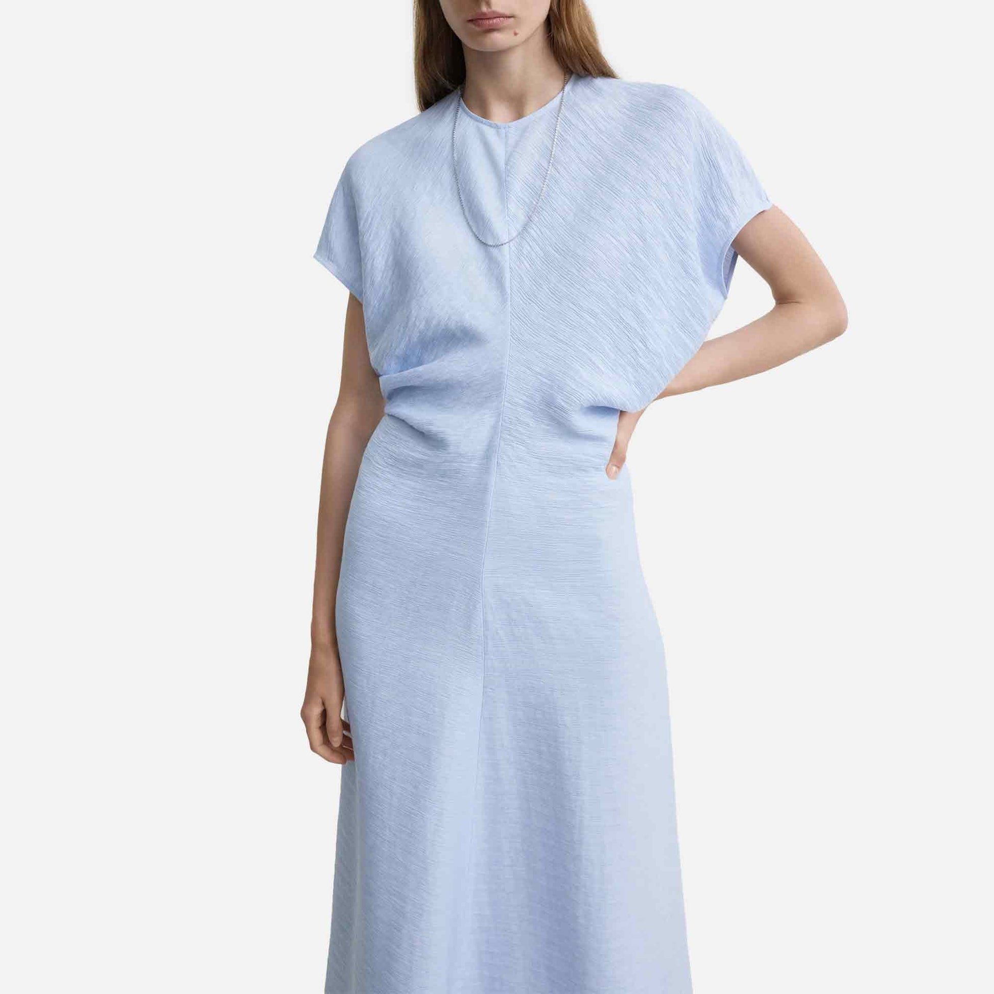 Slouch Waist Dress Sky