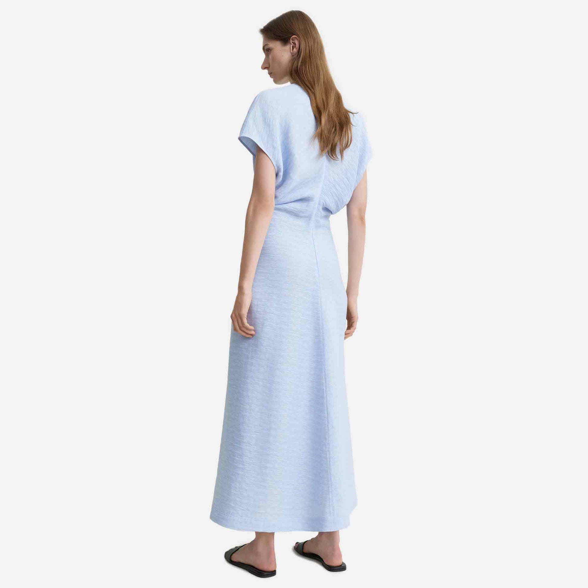 Slouch Waist Dress Sky