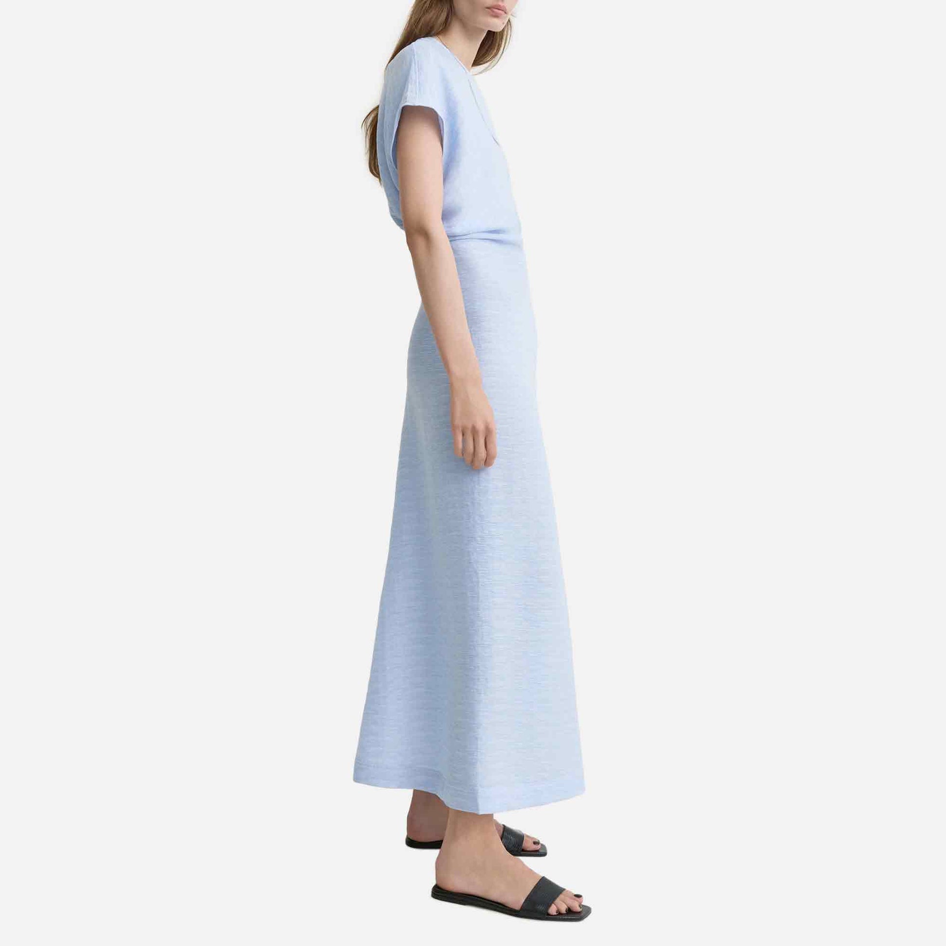 Slouch Waist Dress Sky