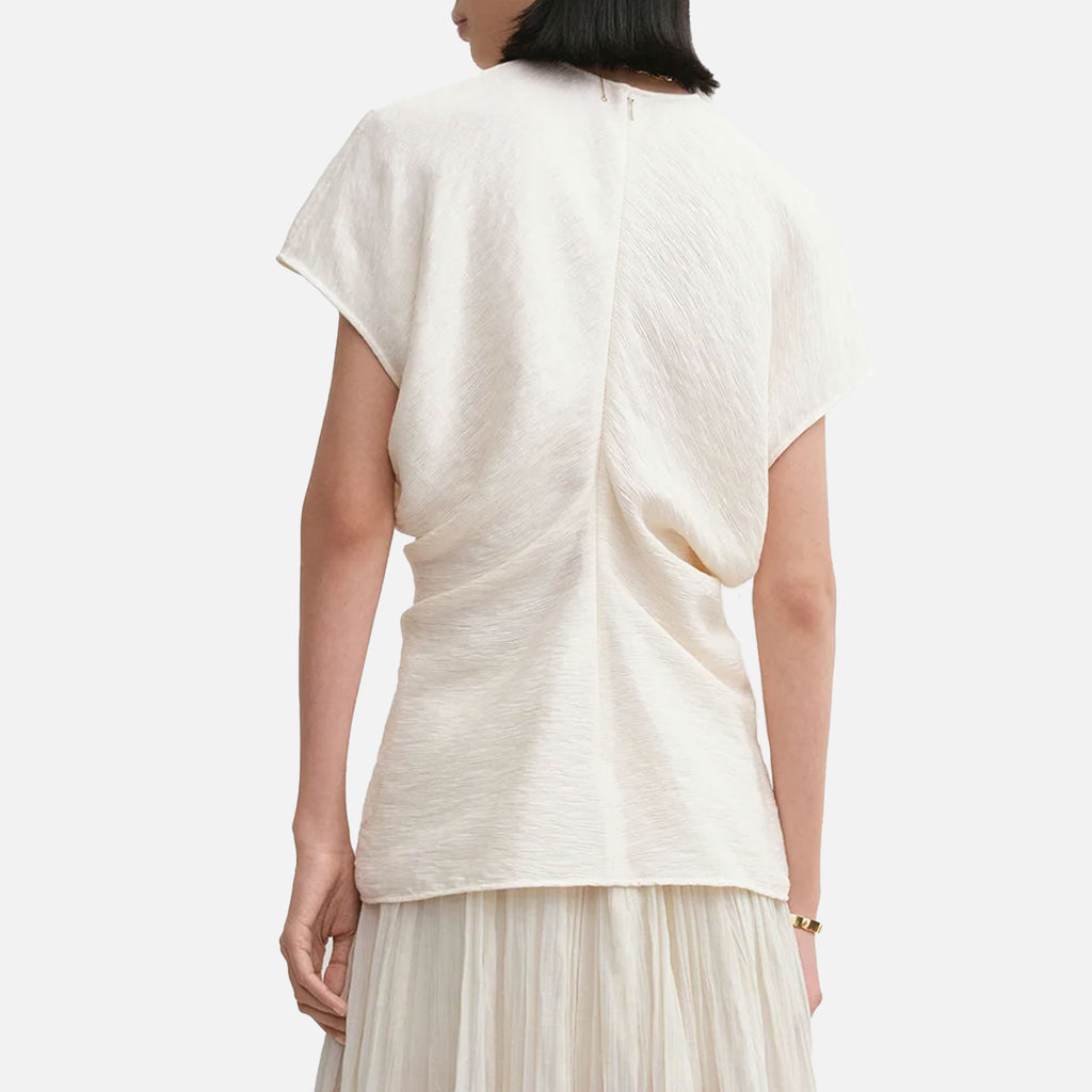 Slouch Waist Top Cream