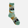 Snowy Winter Socks Mint