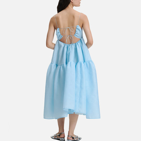 Sofie Dress Kaze Matelassé Light Blue