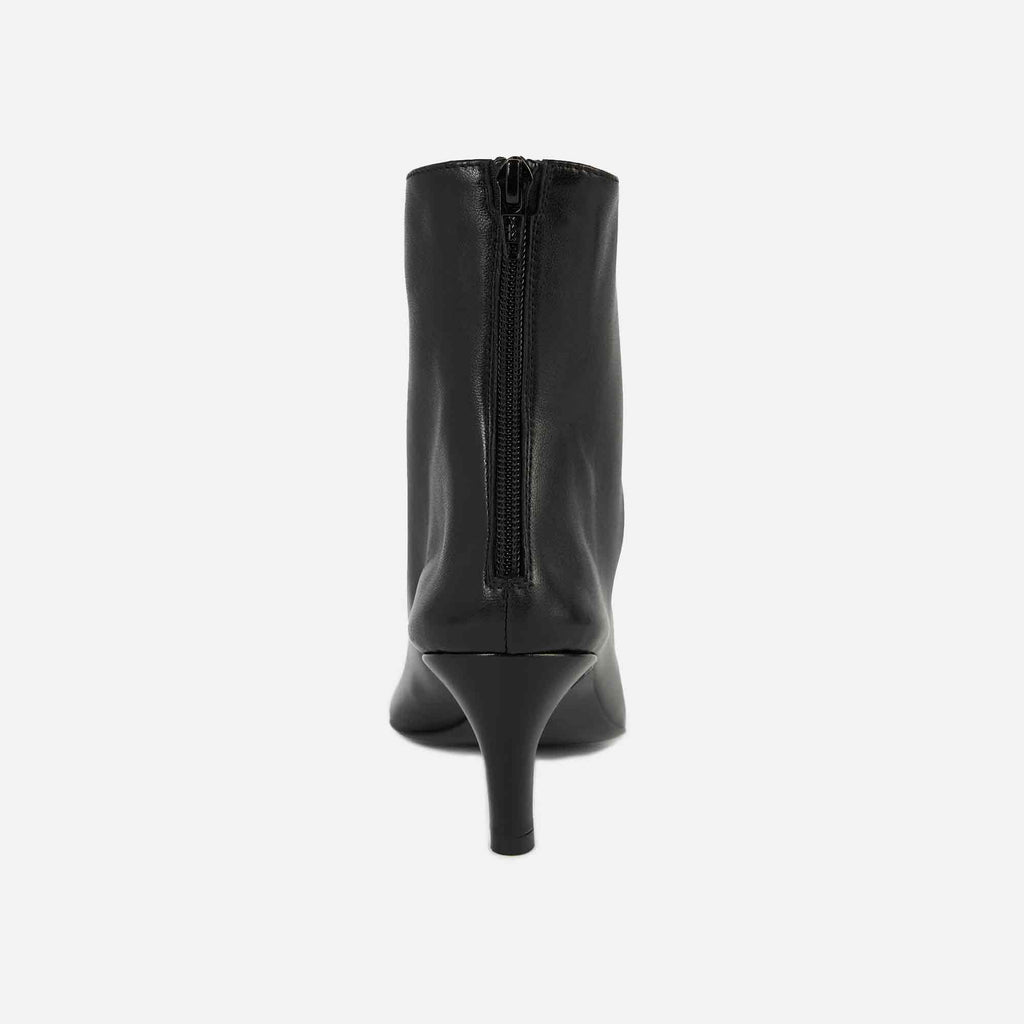 Soft Nappa Ankle Boots Black