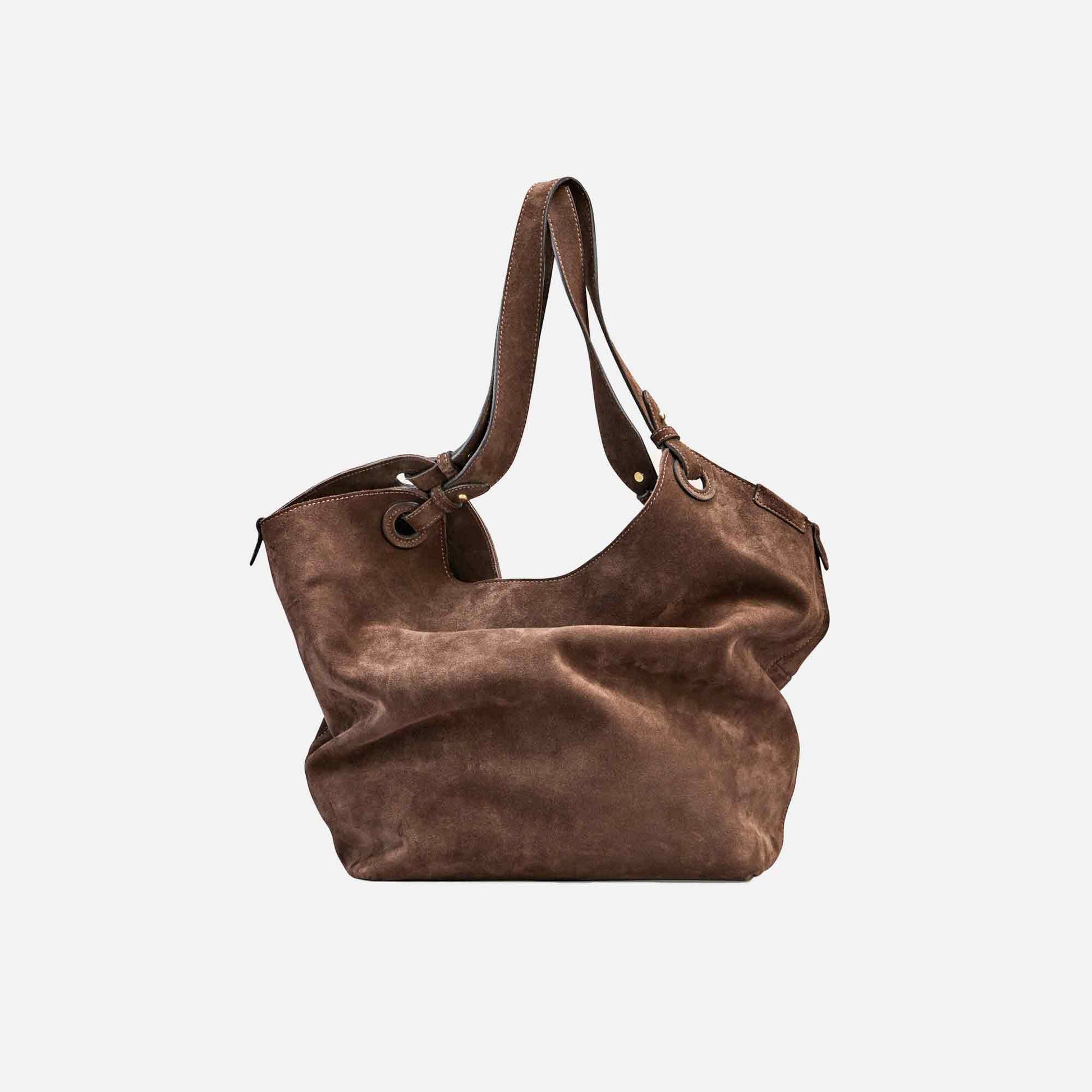 Soho Hobo Bag Suede Umber