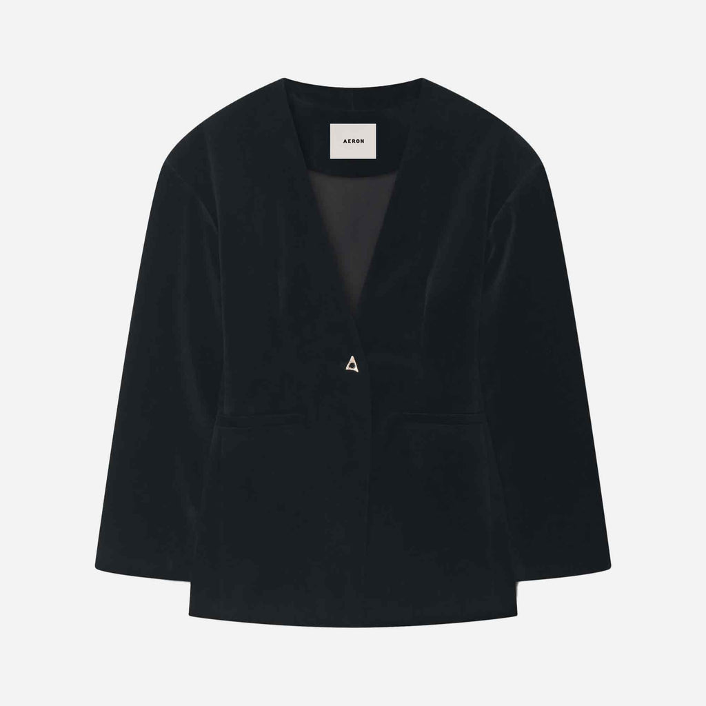 Somerset Velvet Blazer Black