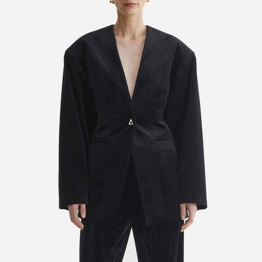 Somerset Velvet Blazer Black