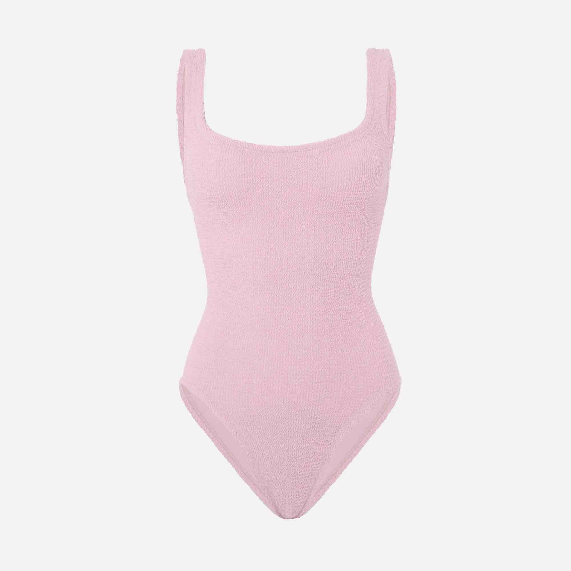 Square Neck Swimsuit Ballet Pink