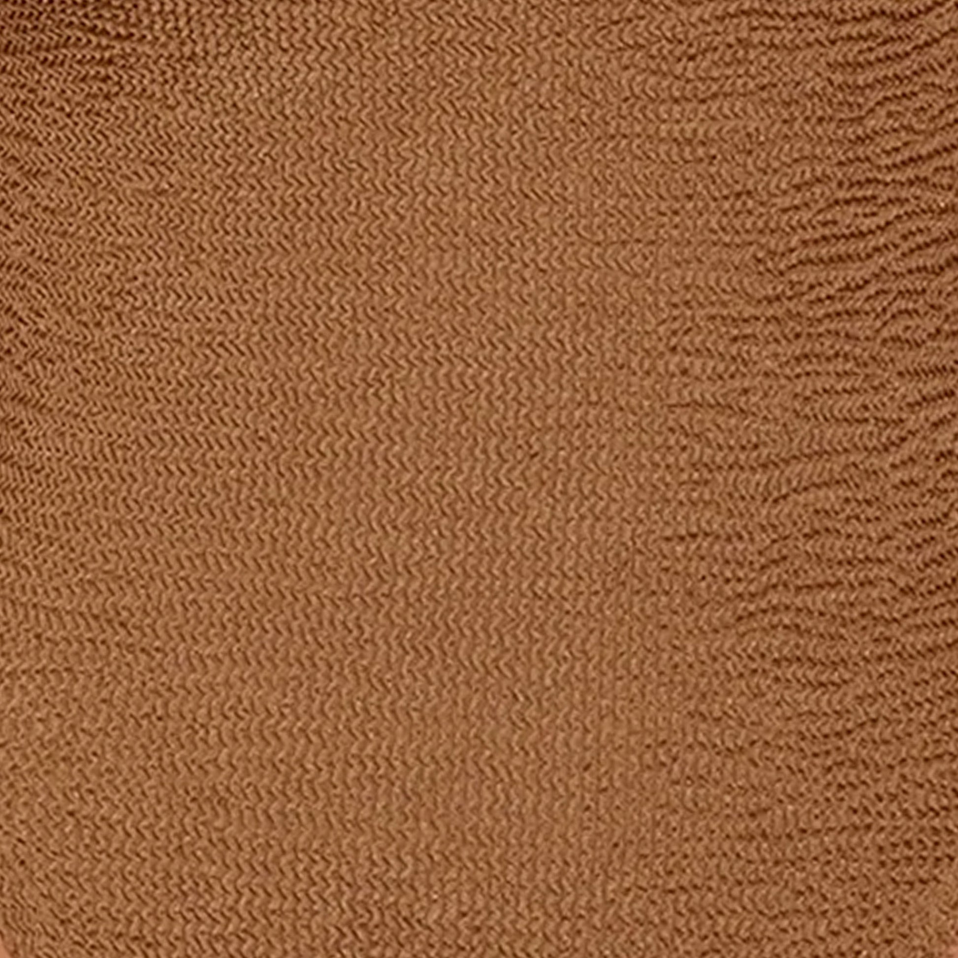 Square Neck Swimsuit Crinkle Metallic Cocoa