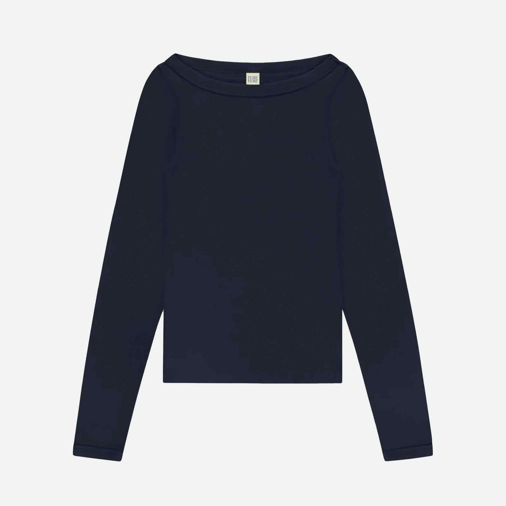 Steffi Longsleeve Tee Navy