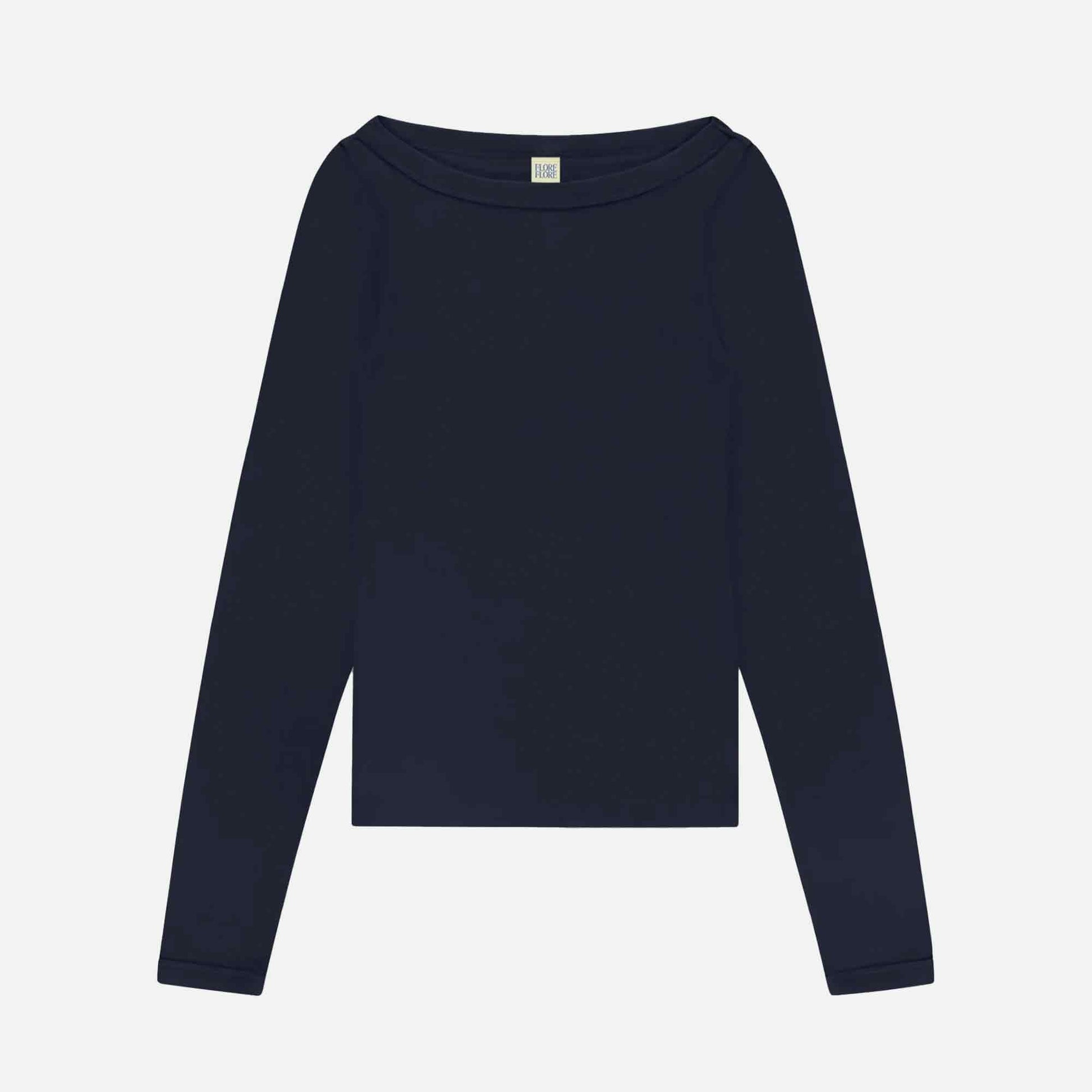 Steffi Longsleeve Tee Navy