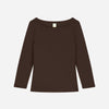 Steffi Tee Dark Brown