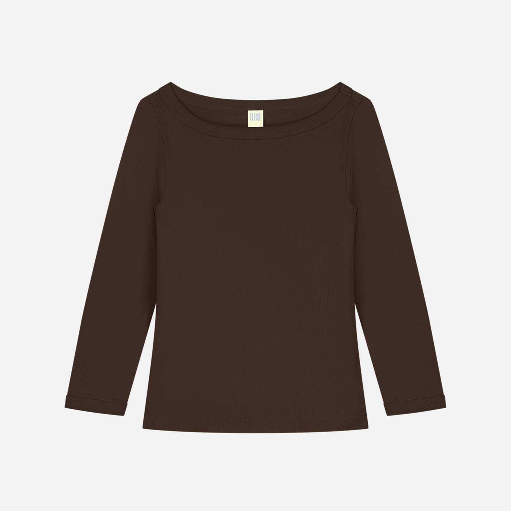 Steffi Tee Dark Brown